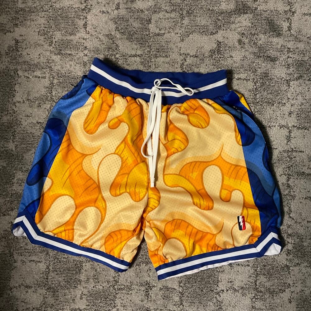 Collect‎ and select trillest x Aaron Kai warrior swing man shorts size large